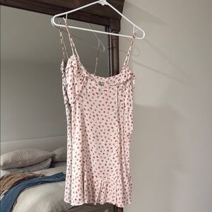 Free People Floral Pink Dress